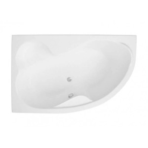 Bad Land Badewanne Eckwanne MEGA 160x105 Links Mit AcrylSchürze Ablauf Füße