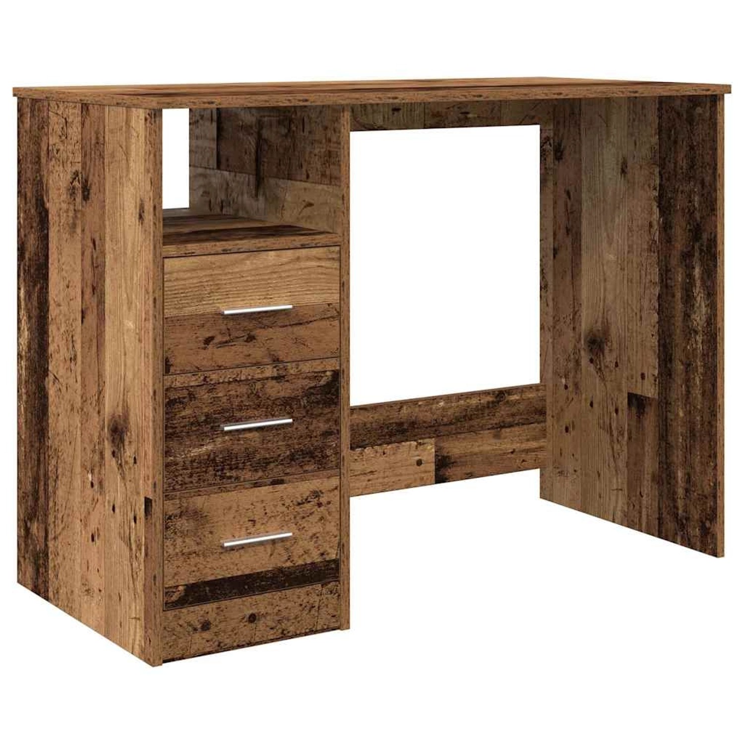vidaXL Schreibtisch Altholz-Optik 102x76x50 cm Holzwerkstoff 855852 günstig online kaufen