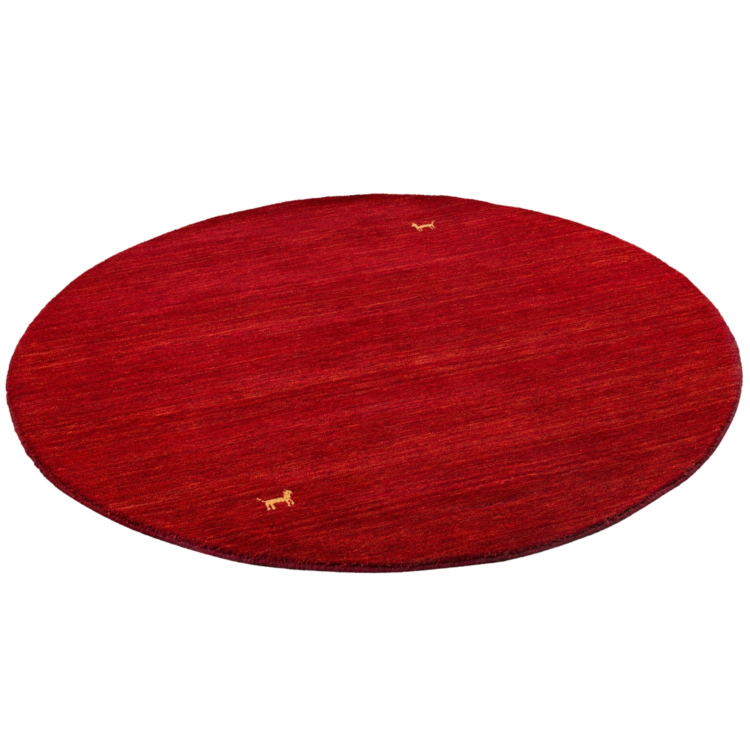 Pergamon Natur Teppich Indo Nepal Gabbeh Shiva Rot 200cm Rund günstig online kaufen