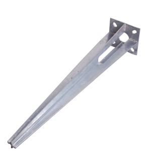 TRUTZHOLM 10x Bodenhülse Durchmesser 34mm 50cm Länge Verzinkt 100x100mm