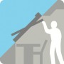 Symbol für VELUX Dachfenster: Einfache Bedienung trotz Möbel.