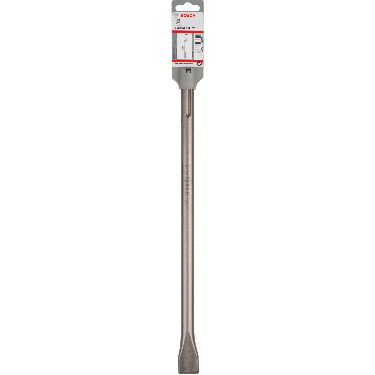 Bosch Flachmeißel SDS-max, 25x400mm, für Beton- und Abbrucharbeiten.