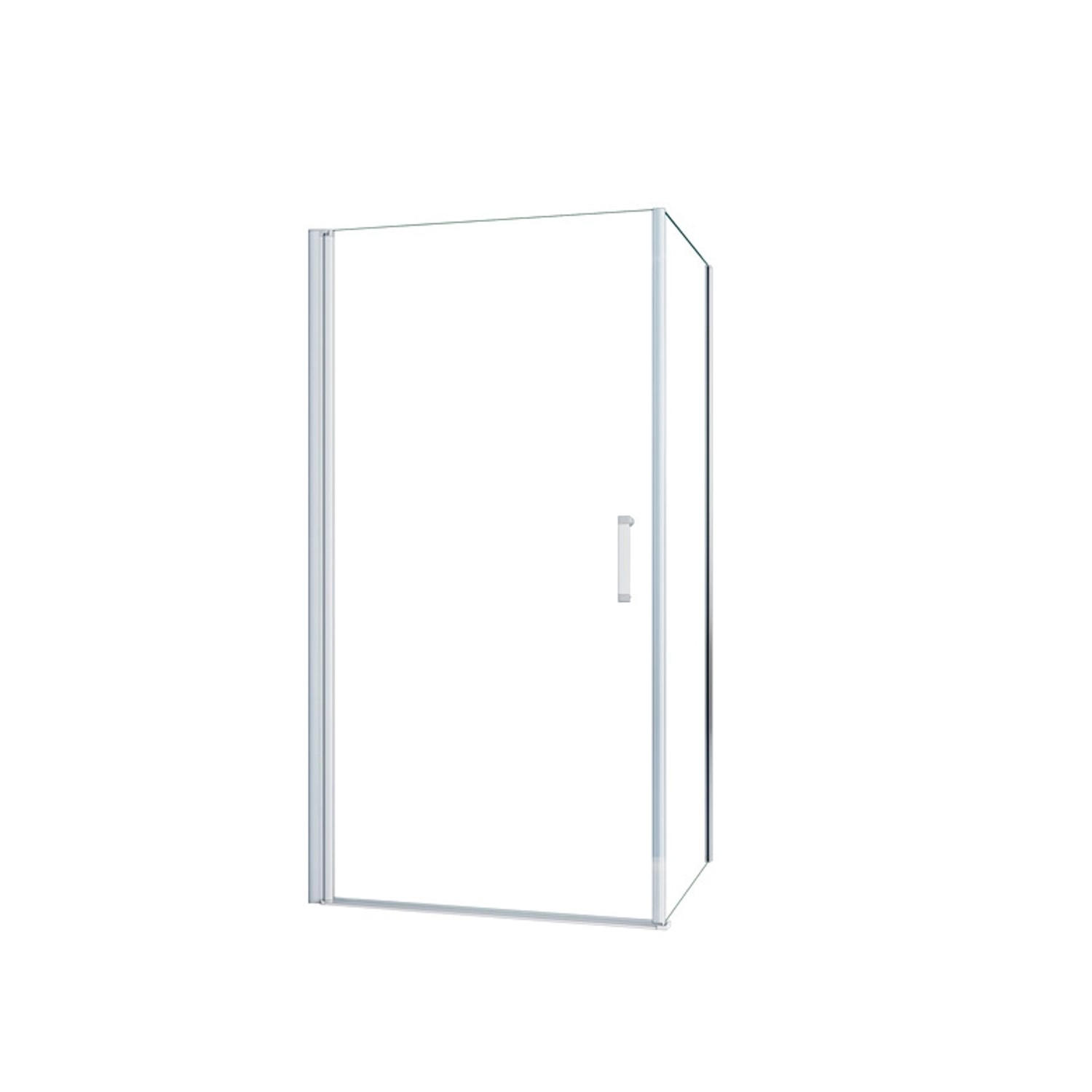 Duschparadies Duschkabine Eckeinstieg 76 x 80 cm Höhe 185cm Pendeltür Schwi günstig online kaufen