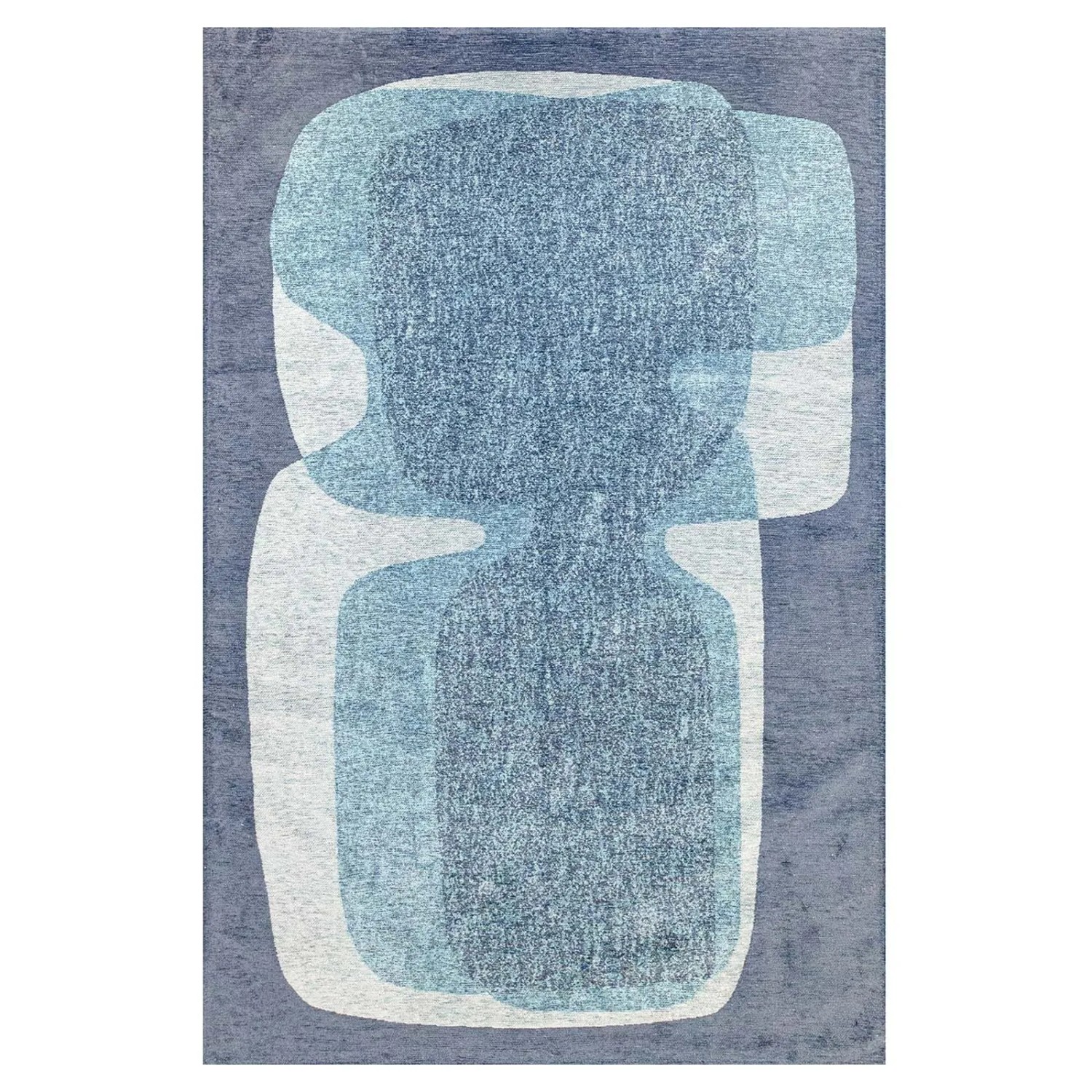 Lola&Moi Teppich Clear Sky Blau 170x240cm