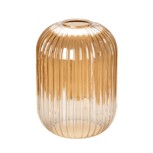 Bernsteinfarbenes Orion Lightstyle Ersatzglas, Ø 140 mm, für Lampen mit E27 Fassung.