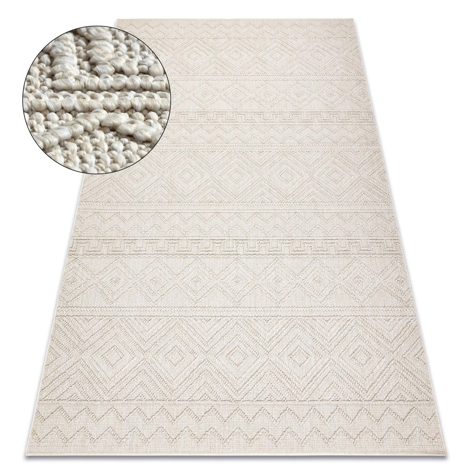 RugsX Teppich Origi VG18478 Creme 80cm 150cm