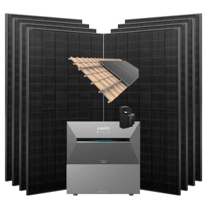 Anker SOLIX Solarbank 3 Pro Balkonkraftwerk mit Solarmodulen, Speicher und Smart Meter.