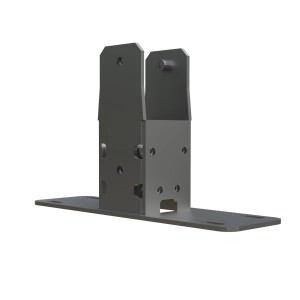 Hepa Solar Standfuß für PV-Zaun Stahl Schwarz