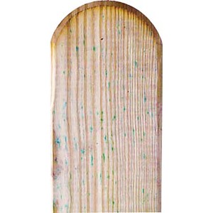 T&J Zaunlatte, 20x90x1000 mm, gerundeter Kopf, glatt, für Gartenzäune.