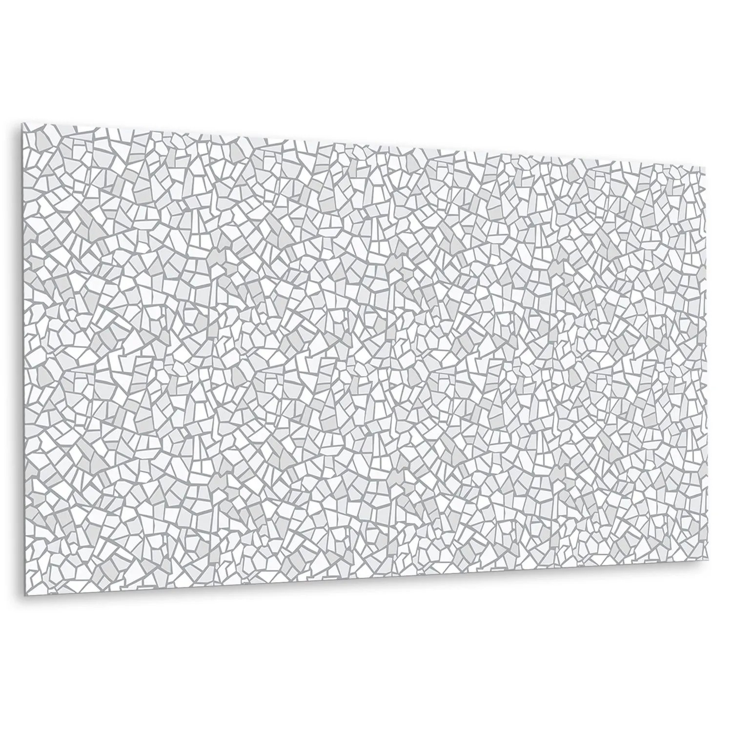 Tulup Wandpaneel Graues Mosaik Wandverkleidung Paneel 100x50 cm PVC Wandpan günstig online kaufen