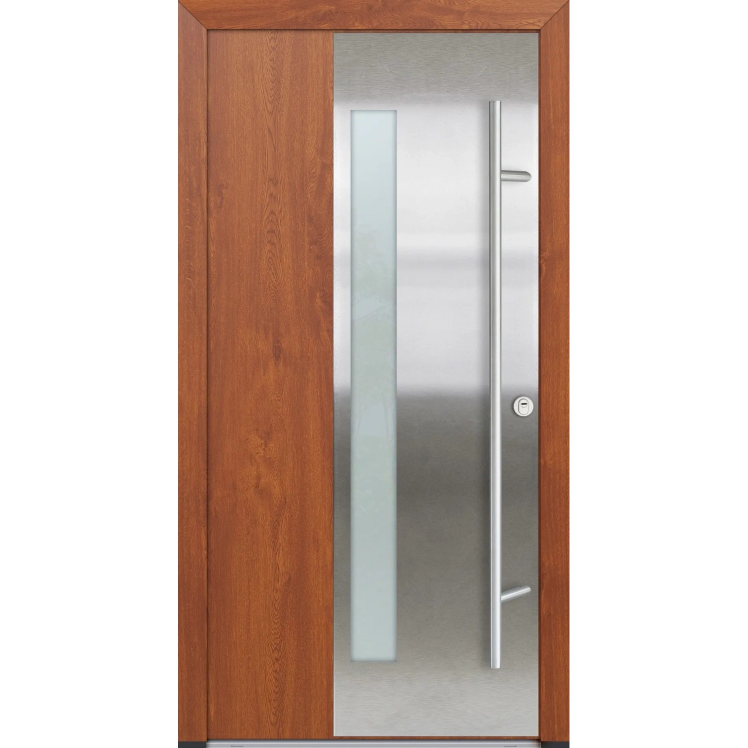 FM Türen AS68 Modell 47 1000 x 2100 Goldene Eiche Rechts Innen Beschläge Set 01