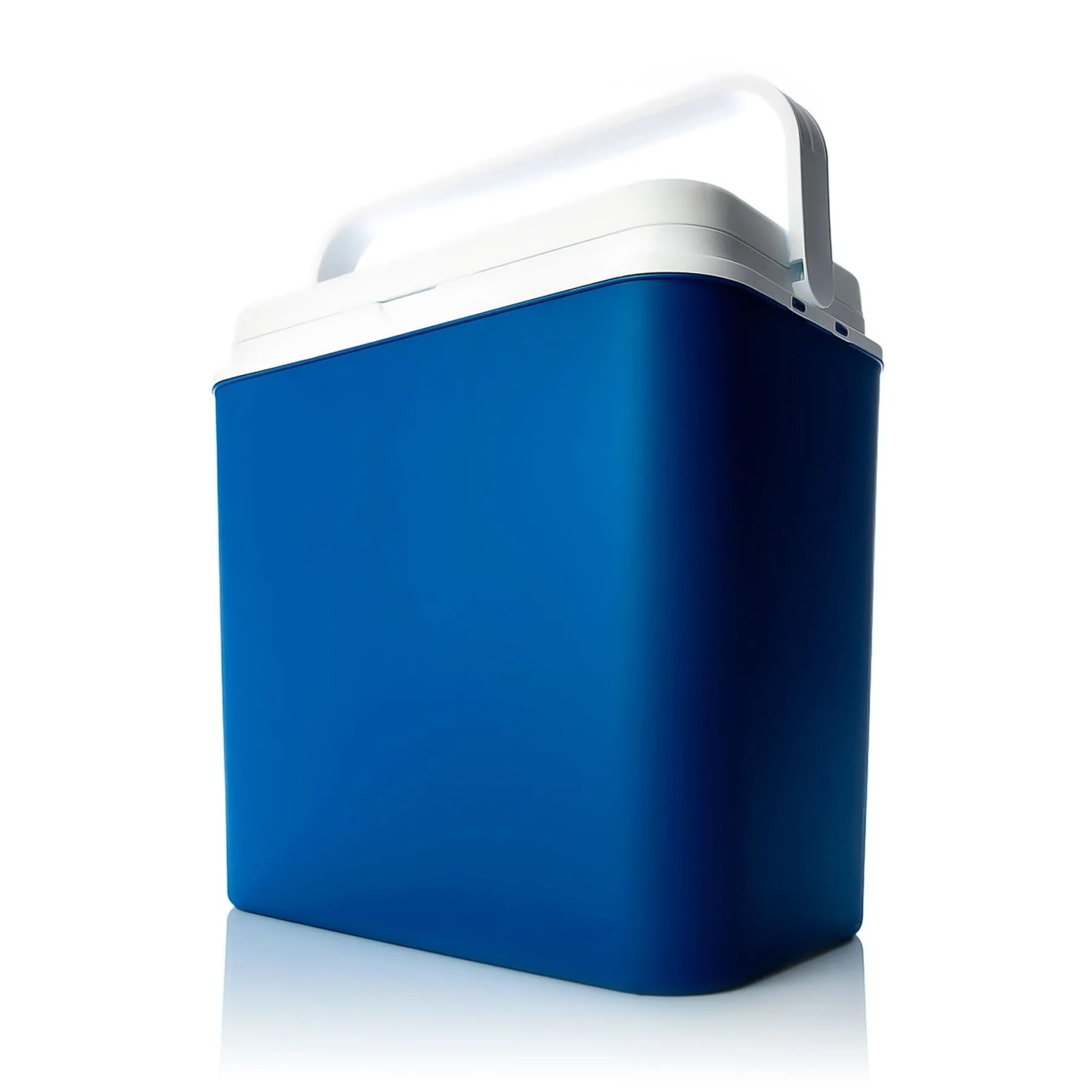 BigDean Kühlbox 24 Liter Blau Weiß Isolierbox mit bis zu 14 Std Kühlung Kühltasche für Unterwegs Outdoor Thermobox für Camping Picknick & Garten Made
