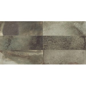 Matte Swiss Aqua Technologies Wandfliesen FS Raku 20x40cm in Salbei/Grün mit V4 Farbvariation für Innenräume.