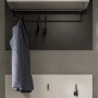Inn.Furn Garderobenpaneel Set in Weiß und Grau 80 cm Cooper_2