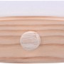Siro Hakenleiste S126 aus Kiefernholz mit 5 Haken, naturbelassen und unbehandelt.