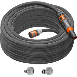 Gardena Liano Life Gartenschlauch-Set, 20 m, mit Spritze und Zubehör für die Gartenbewässerung.