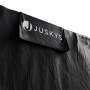 Schwarze Juskys Schutzhülle CoverSafe Pro für Gartenmöbel, Detailansicht.
