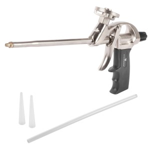 STAHLWERK Schaumpistole aus Aluminium für PU-Schaum und Bauschaum.