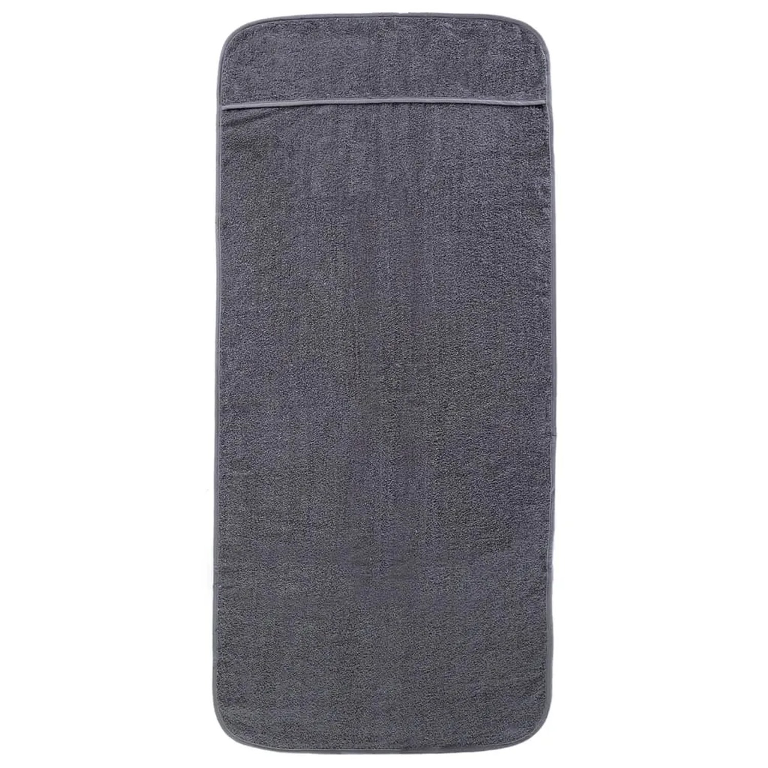 vidaXL Strandtücher 2 Stk Anthrazit 75x200 cm Stoff 400 g/m² 362674