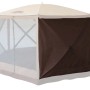 Seitenwand in Braun für Faltpavillon ClapTop 400, Zubehör für Lauben und Pavillons.
