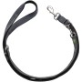 Verstellbare Hunter Führleine Maldon, Ø 20 mm x 2 m, schwarz. Hundeleine mit Mesh-Polsterung.