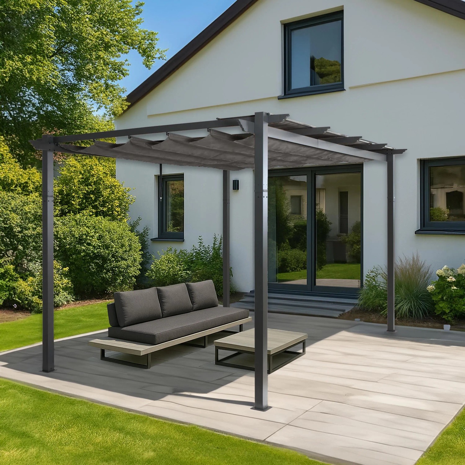 MCW Pergola N93 Anthrazit 3x4m