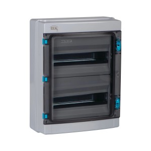 Kanlux Verteiler Sicherungskasten Feuchtraum ABS KDB IP65 Aufputz 2x13-Module