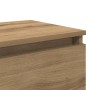 Detailansicht: Nachttisch Artisan-Eiche mit Schublade aus Holzwerkstoff.