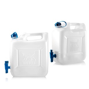 BigDean 2X Wasserkanister 12l Trinkwasserbehälter Trinkwasserkanister Mit Hahn Lebensmittelecht Geeignet Für 10 12 Liter 20 Plus 70 Grad Celsius