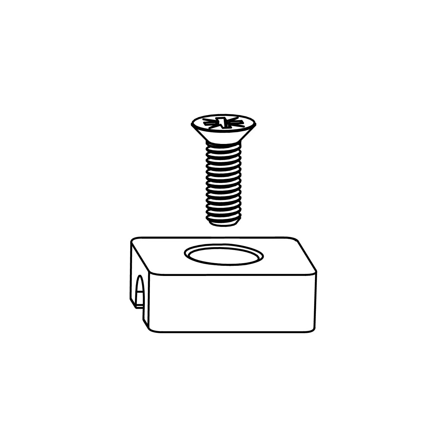 Maco Hs Verriegelungsblock 300/400kg Silber