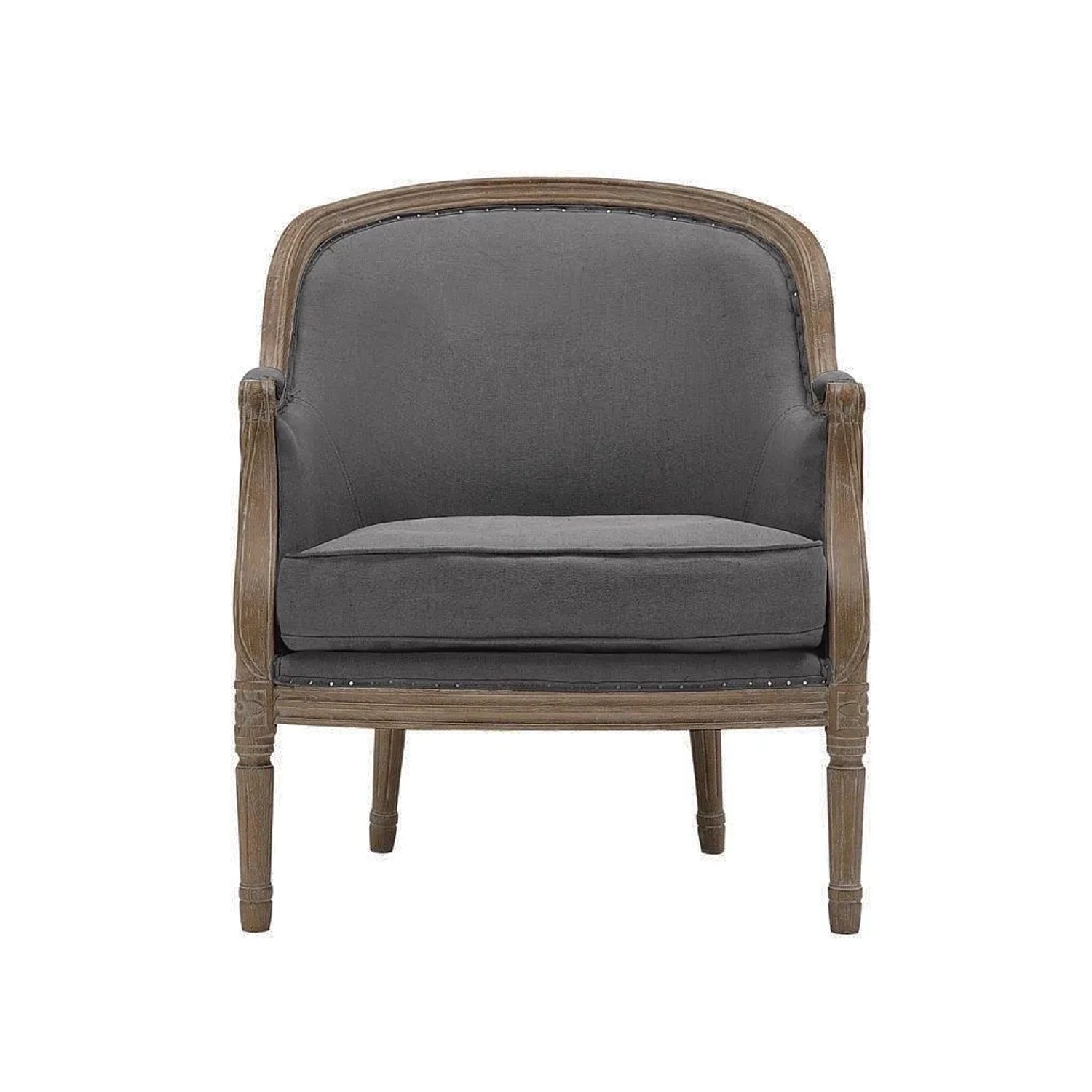 Vente-unique Sessel Mit Gerader Rückenlehne Alienor Grau 72 cm