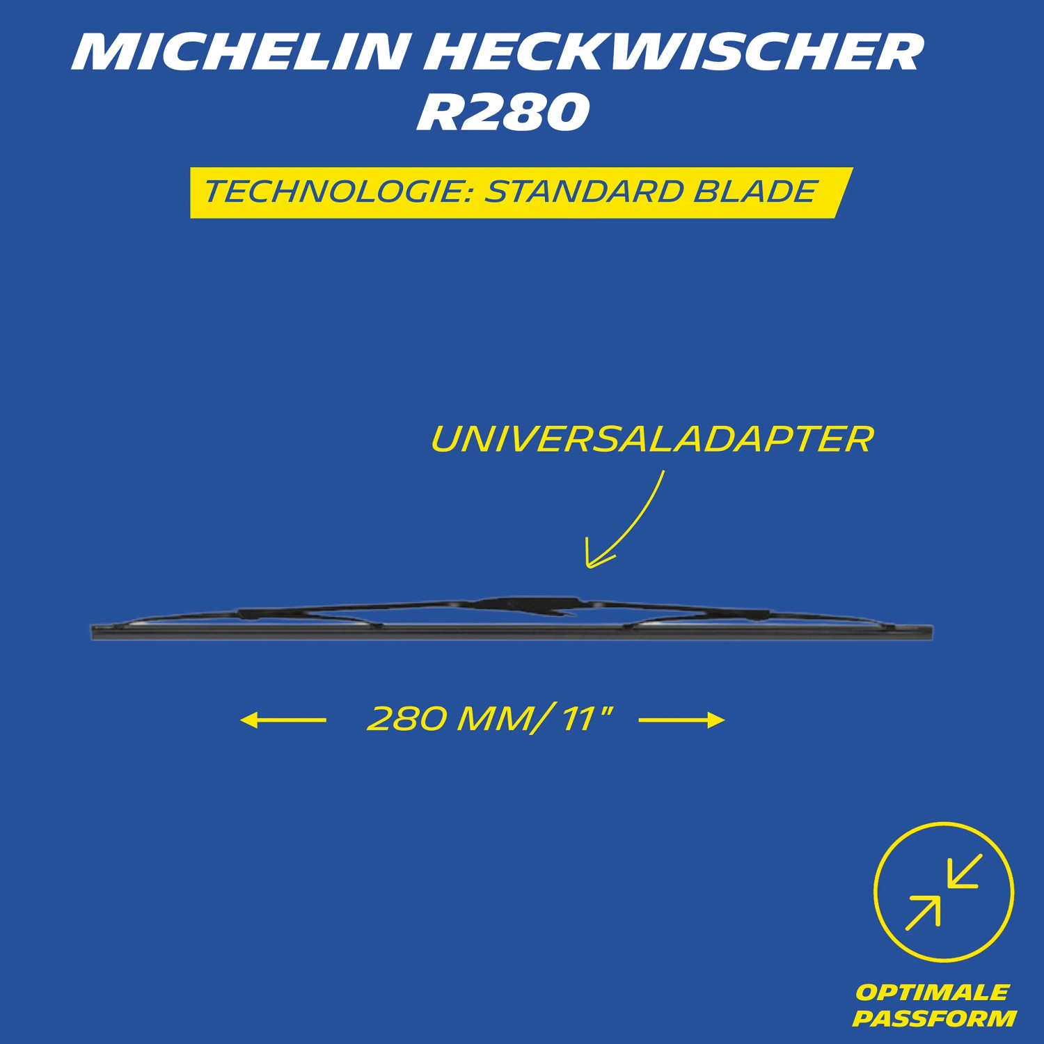 Michelin Heckwischer Standard Blade, 280 mm Länge.
