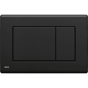 Alcadrain WC-Betätigungsplatte M278, schwarz-matte Doppelspülung für Sanitärinstallation.