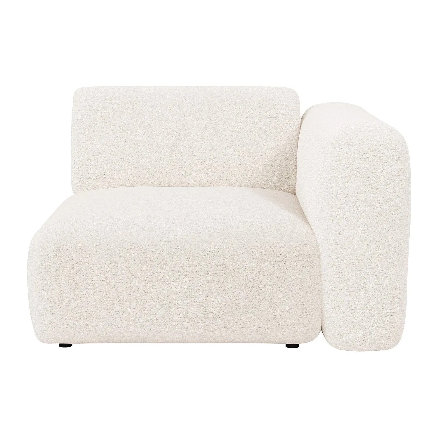 Vente-unique Sessel Mit Gerader Rückenlehne Pogni Weiß 103 cm