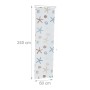 Relaxdays Duschrollo Kunststoff Aluminium Semitransparent Bedruckt Wasserabweisend Schnelltrocknend 60 cm x 240 cm 0,36 kg_4