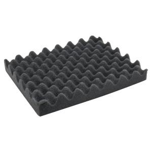 HMF 14585 Noppenschaumstoff Akustikschaumstoff 345 x 275 mm Schaumstoffeinlage Tabletop Höhe 45 mm