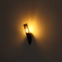 Globo Boston Außenleuchte, 3-flammig, schwarz mit rauchfarbenen Zylindern, 170cm hoch.
