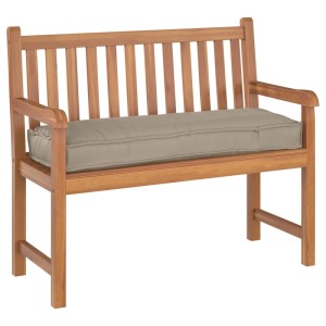 vidaXL Kissen Taupe 120 x 40 x 8 cm Oxford-Stoff 42001643