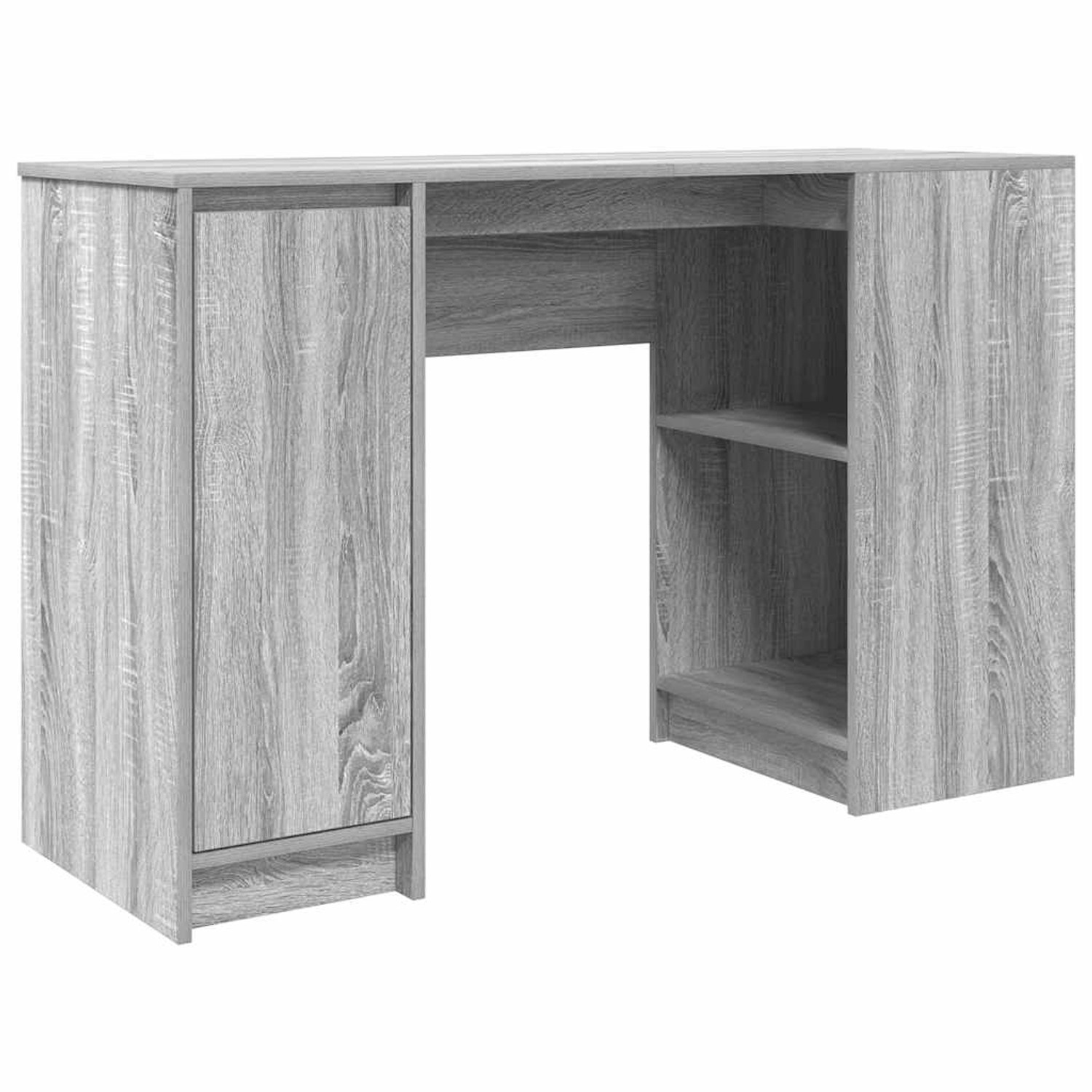 vidaXL Schreibtisch Grau Sonoma 120x42x76 cm Holzwerkstoff 861819 günstig online kaufen