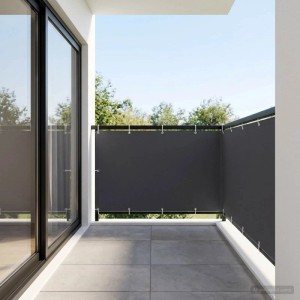 vidaXL Balkon Sichtschutz 150 x 200 cm Stoff mit PU-Beschichtung 42036662