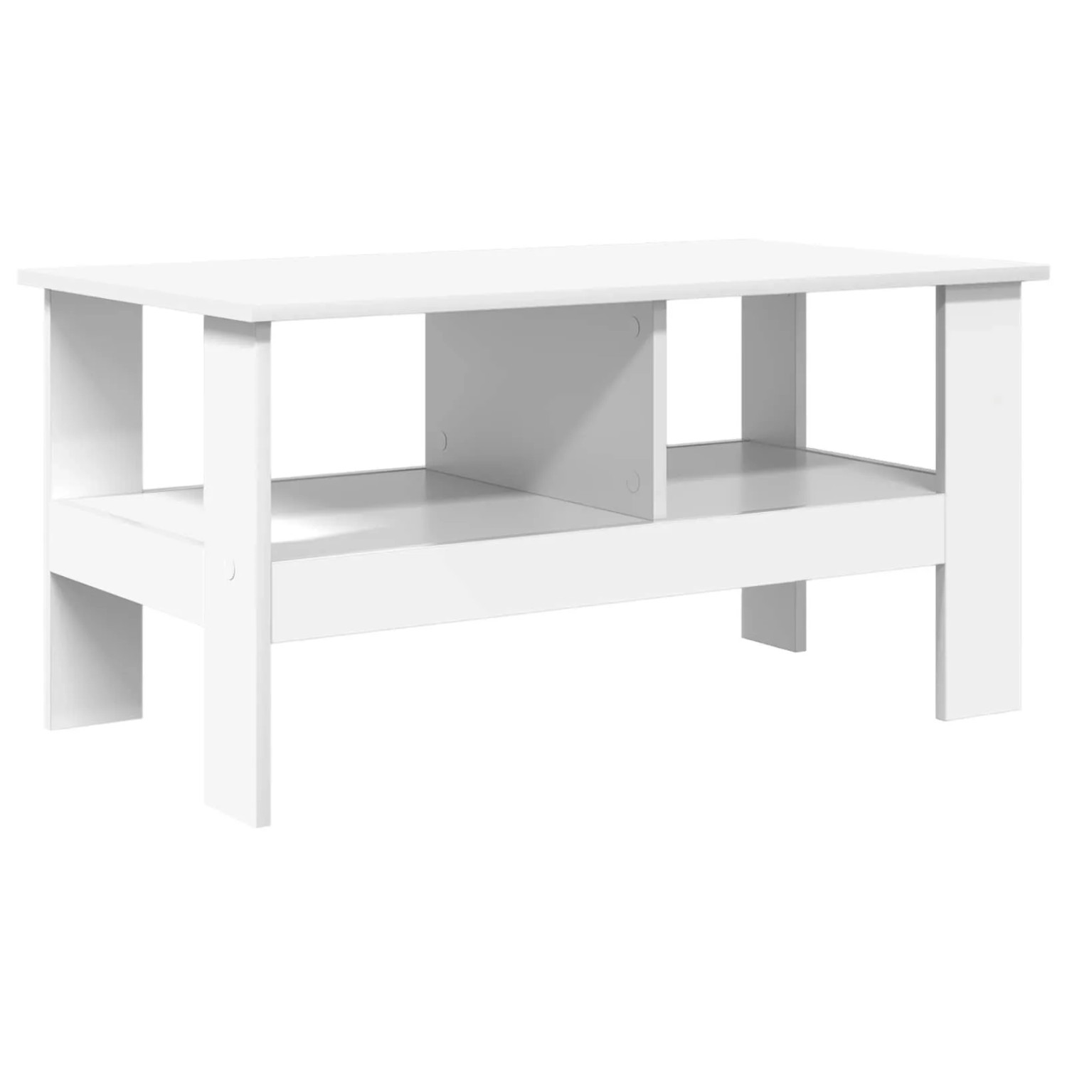 vidaXL Couchtisch Weiß 90 x 50 x 45 cm Holzwerkstoff 8000252 günstig online kaufen