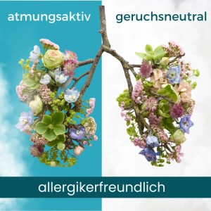 Sensalux Kissenfüllung, 1 kg, weiße Polyester-Hohlfaserkugeln im wiederverschließbaren Beutel.