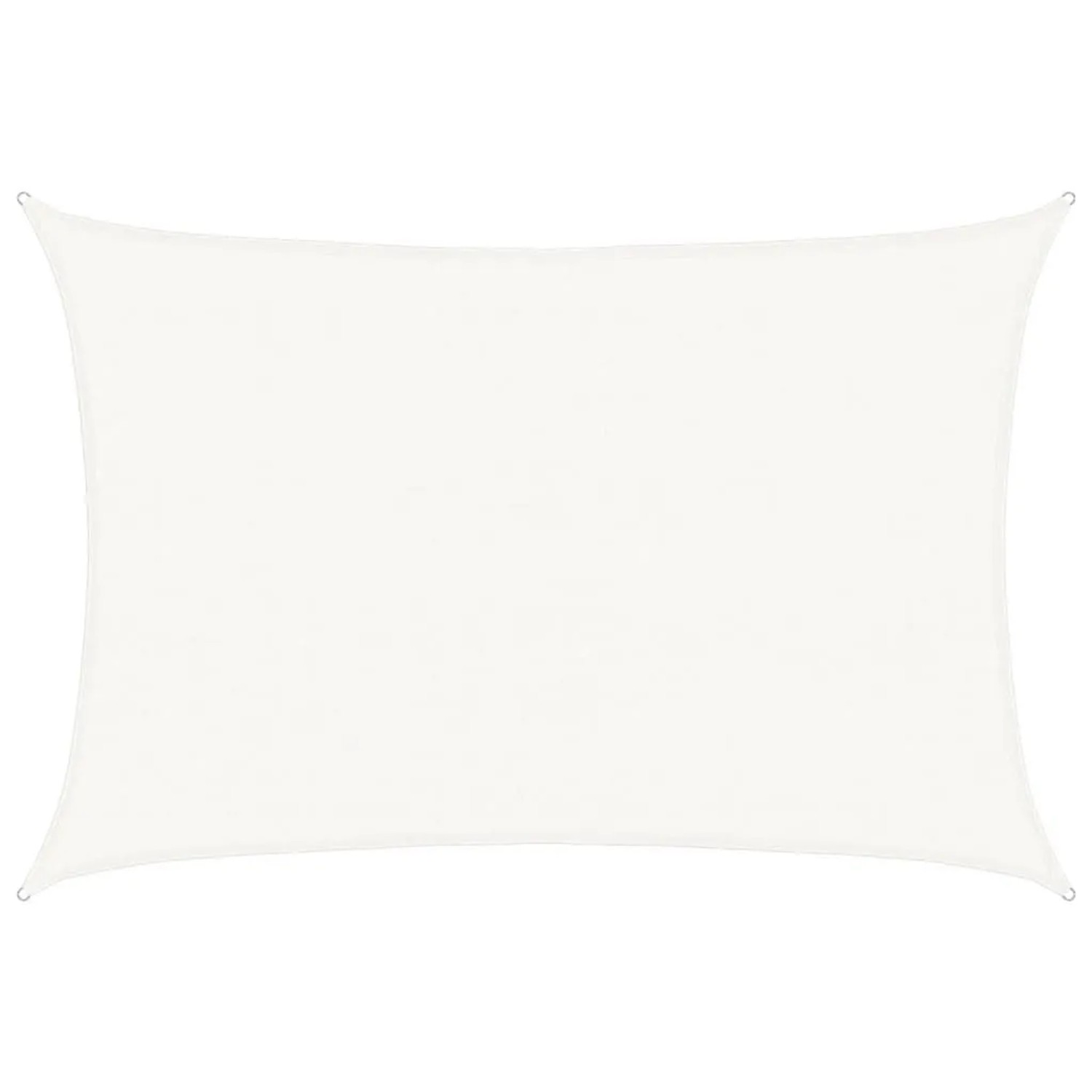 Furnicato Sonnensegel 160 G M² Weiß 4x5 M Hdpe