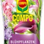 Compo Blühpflanzendünger 1L Flasche für üppige Blütenpracht und gesunde Pflanzen.