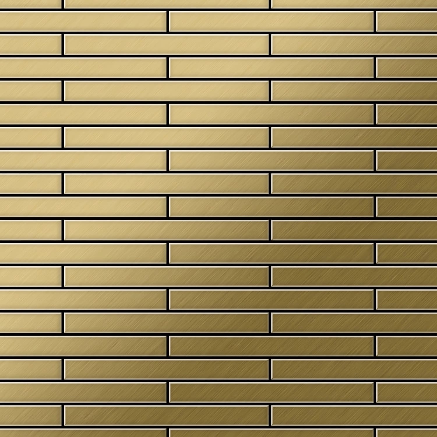 ALLOY Mosaik Fliese Massiv Metall Titan Gebürstet Gold 1,6mm Stark Deedee-t günstig online kaufen