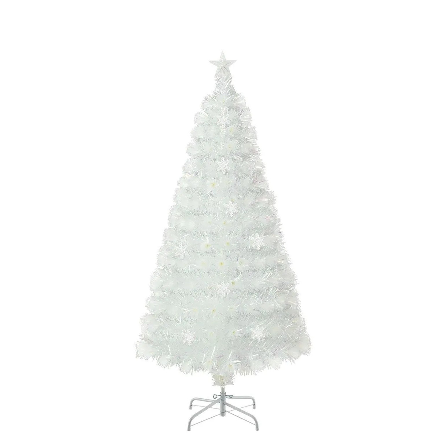 Costway Weihnachtsbaum Künstlich mit Beleuchtung Tannenbaum 150cm