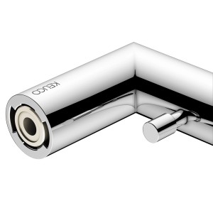 Keuco Reva Badetuchhalter, 80cm, verchromt, mit zwei Haken. Badaccessoire für mehr Ordnung im Badezimmer.