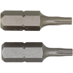 2er Set LUX Standard Bits TX10 für Schrauberarbeiten.