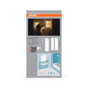 Osram Badleuchte Bath Classic Cylinder Chrom 32 cm E14