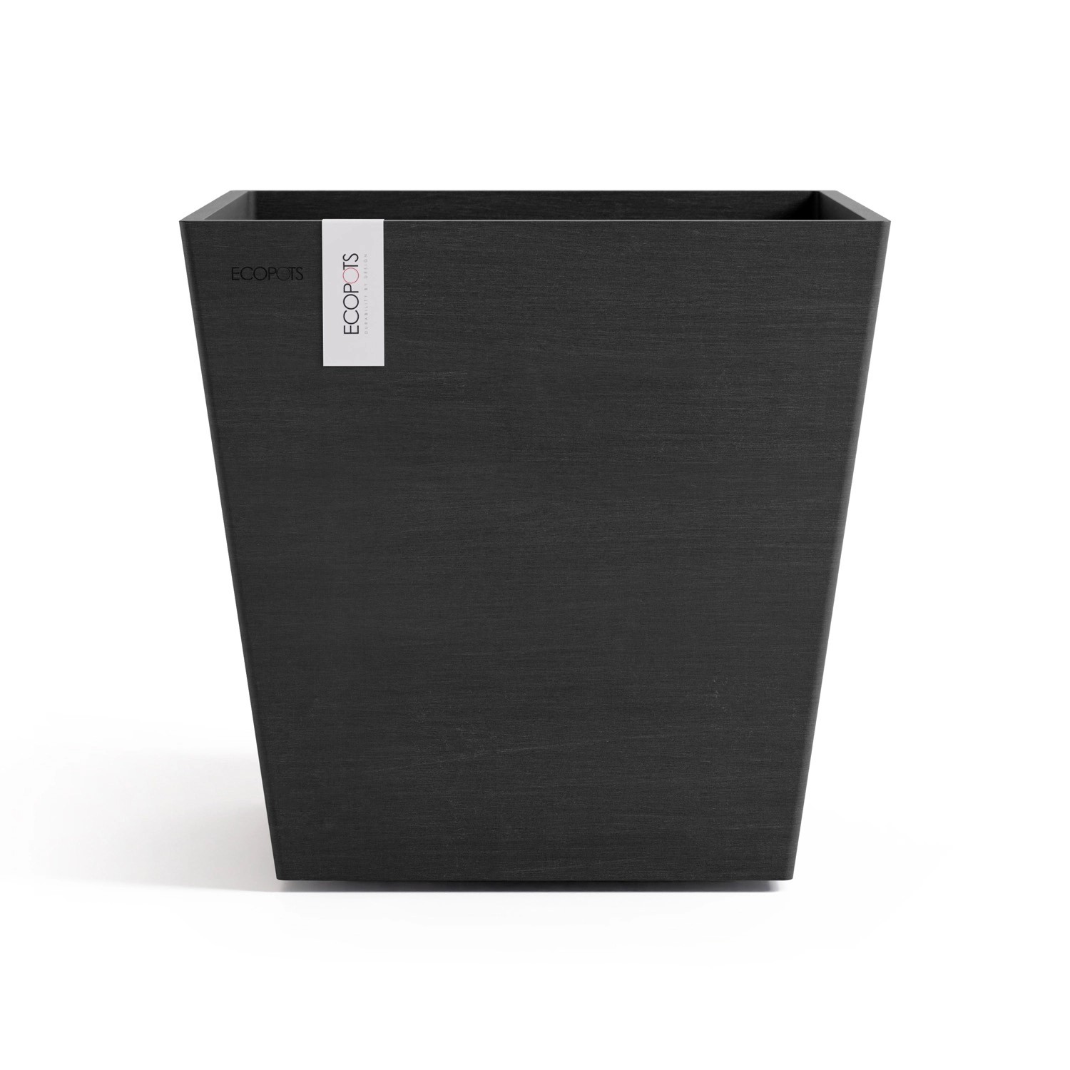 Ecopots Pflanztopf Rotterdam Dunkelgrau35,2 cm x 34 cm